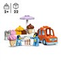 LEGO DUPLO 10458 Visite chez le Marchand de Glace avec Bluey - Jeu de Construction 2 ans