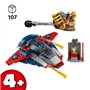 LEGO | Marvel 76319 Captain America contre Thanos - Jouet Avion pour Enfants des 4 ans
