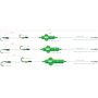 Madcat Screaming River Rig Worm & Squid 180 cm 1 mm – Bas de ligne – Taille/capacité de charge : taille 6/0 + 6/0/20 g Flottabil