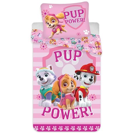 BrandMac - ApS Paw - Patrol - Parure de lit pour enfant - Housse de couette - 100 x 135