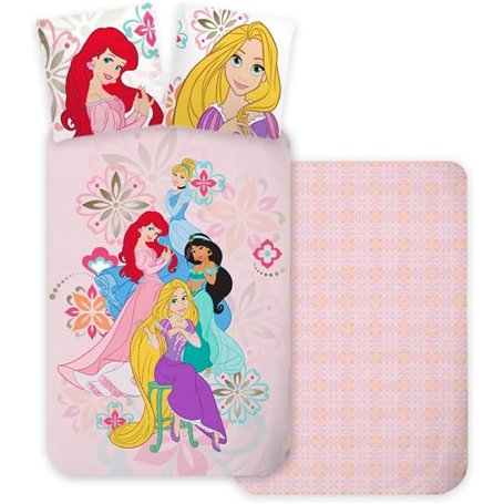 Parure Princesses Disney pour Lit Bébé ou Évolutif