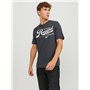 JACK & JONES JJECORP T-shirt pour homme avec imprimé dans un pack avantageux avec col rond, XXXL