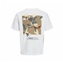 T-shirt à manches courtes homme Jack & Jones Jorvarenna Painted Blanc