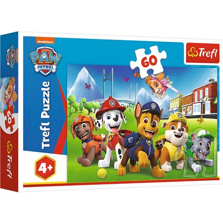 Trefl - Puzzle - Paw Patrol sur Une clairière Viacom Paw Patrol Viacom Paw Patrol 60 Pièces