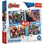 Trefl- Avengers 4 in 1 Puzzle