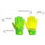 Gants de Gardien de But pour Les Jeunes Adultes Junior Enfants Garçons Gardien de But Fort Grip Finger Spines Protection Prevent