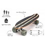 meteor Fancy Board Vintage Mini Cruiser Complete Bois véritable Érable Canadien Skateboard Ridge Mini Skate Planche a roulettes 