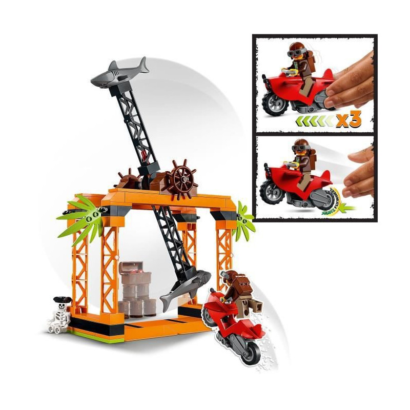 Image secondaire de Playset Lego 60342 City Stuntz Stunt Challenge 122 Pièces