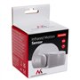 Détecteur de Mouvement Maclean PIR, Infrarouge, IP65, Blanc, portée 12m, Charge Max. 600/1200W, MCE468 W