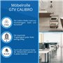 GTV - Roulettes pour meubles CALIBRO | Roulettes pivotantes | Roulettes pour meubles | avec frein | Diamètre 75 mm | en plastiqu