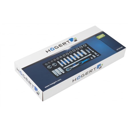 Högert Technik Jeu de clés à douille 3/8" 33 pièces