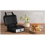 ZEEGMA GOFREE CHEF Gaufrier Haute Puissance 1200 W pour Gaufres Belges, Double Revêtement Antiadhésif, Contrôle de la Températur