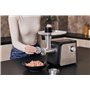 ZEEGMA MOLEN CHEF EASY Hachoir à Viande Électrique Puissance 2100 W 3 Disques en Acier Inoxydable Hachoir à Saucisses Broyeur de