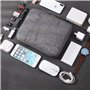 Retoo Sac Câble Multifonctionnel Sac de Voyage Universel Électronique Cable Management Cubes 2 Couche pour Tablette Disque Dur E