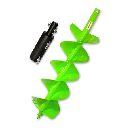 WERHE tarière de terre pour foreuse avec adaptateur de 25 mm à 20 mm ⌀200 mm