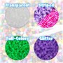 La Manuli Perles à Repasser Set 11 000 Pièces, 26 Supports, 5mm Fusible Perles Bricolage pour Enfants avec Motifs Cosmétiques, C