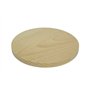 Planche à découper ronde en bois coupe pizza bois double face 15 cm