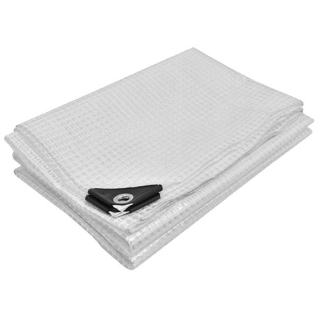 KOTARBAU® Bâche transparente avec œillets - 4 x 5 m - 120 g/m² - Universelle - Avec œillets - Transparent - Imperméable - Pour b