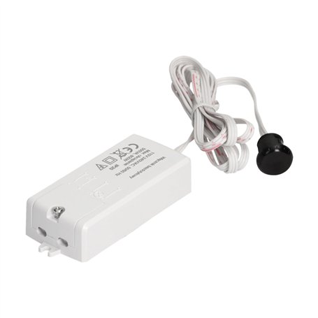 Miratic Interrupteur Mural Sans Contact à 2 Voies Contrôle de l' Eclairage Standard et LED Montage dans Boîte Ø13 mm Portée max.