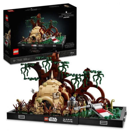 LEGO Star Wars 75330 Diorama de l'Entraînement Jedi sur Dagobah Maquette pour Ad 89,99 €