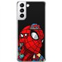 ERT GROUP Coque de téléphone Portable pour Samsung S21 Plus Original et sous Licence Officielle Marvel Motif Spider Man 042 Parf