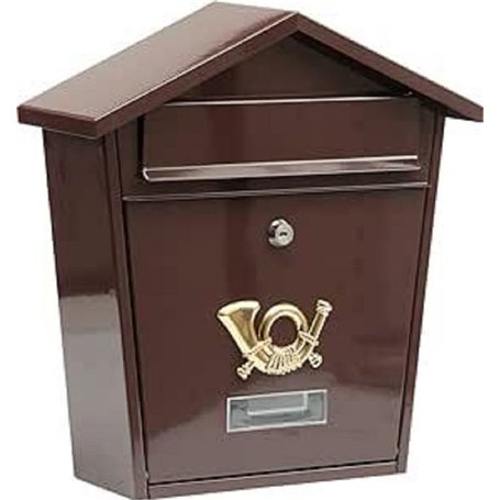 VOREL Boîte aux lettres marron 78582-380 x 320 x 105 mm