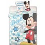 Mickey Bébé Parure de Lit Oh Boy Mouse | Coton | 100 x 135 cm | Tout Petit