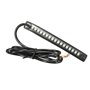 Alamor 12V 17 LED Flexible de Moto Bande de Frein de Queue lumière Stop Clignotant Signe Lumineux Ambre + Rouge