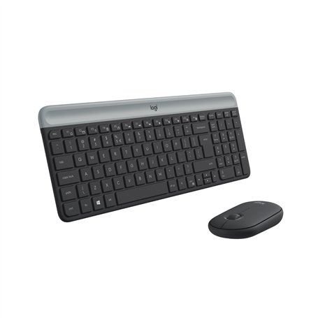 Logitech MK470 Ensemble Clavier et Souris sans Fil Ultra-fin - Touches Silencieuses