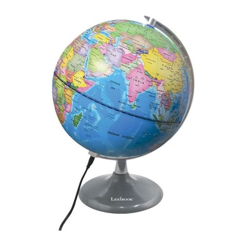 Globe terrestre lumineux Lexibook Luminous Day & Night Globe (EN)