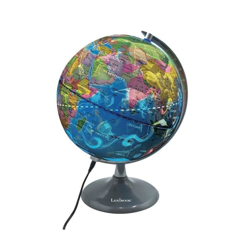 Image secondaire de Globe terrestre lumineux Lexibook Luminous Day & Night Globe (EN)