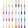 Febbya Cordon Tire,56 Pièces Tirettes Extension Cordon Zip Puller Tag avec Préhenseurs pour Sac a Dos Vêtements Sportswear TPU N
