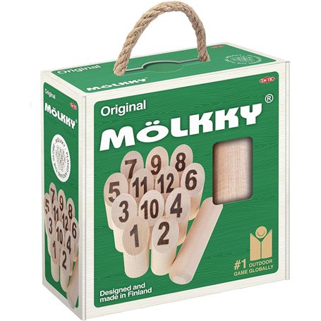 Tactic Mölkky dans une boîte en carton avec poignée - version 2018 54903 mixte
