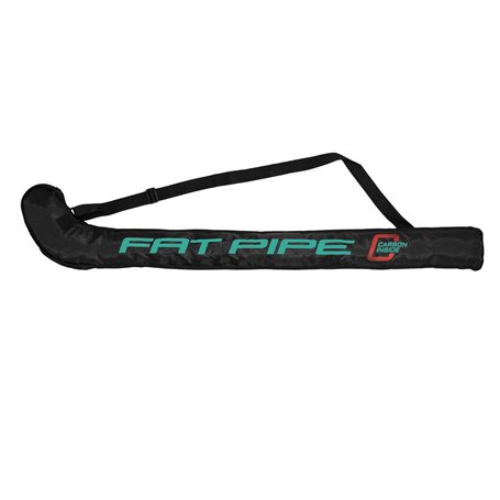 Fat Pipe Satellite Air Senior Sac pour raquettes de Floorball/Unihockey Noir/vert corail Pour 1 à 3 raquettes jusqu'à une longue