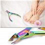 Coupe-cuticules professionnel 1/2 mâchoire pince à cuticules acier inoxydable manucure pieds mains ongles incarnés cuticules cis
