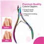 Coupe-cuticules professionnel 1/2 mâchoire pince à cuticules acier inoxydable manucure pieds mains ongles incarnés cuticules cis