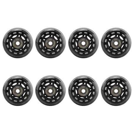 DEDC Lot de 8 Roue de Remplacement pour Patins à Roues Alignées