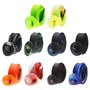 ZZBIQS Lot de 10 Manchons de Canne à pêche en Maille tressée pour protéger la Canne à pêche (Couleur aléatoire)