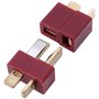 B/M T-Plug Connecteurs Dean Style Mâle et Femelle avec Gaine Thermorétractable pour Batterie RC LiPo (10 Paires)