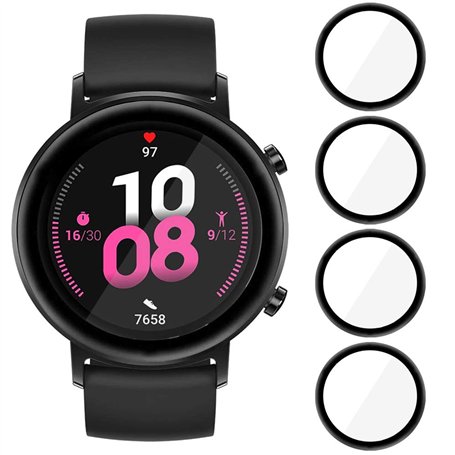 Ash-case [Lot de 4 films de protection d'écran pour Huawei Watch GT2 42 mm