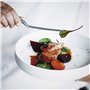 Lot de 5 cuillères de cuisine en acier inoxydable avec bec effilé et pince à épiler de précision pour les assiettes de cuisson,