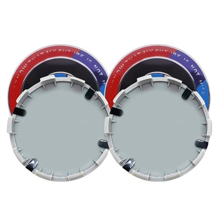 4 Pièces Cache Moyeu 68 Mm