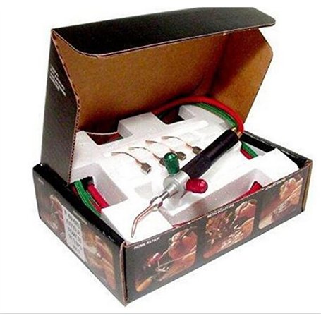 Mini kit de soudure de soudure de torche de gaz de mini bijou universel de bijoutiers avec 5 bouts