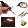 Mini kit de soudure de soudure de torche de gaz de mini bijou universel de bijoutiers avec 5 bouts