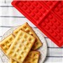 Silicone Gaufrier 2 Paquet Antiadhésive Moule à Biscuit Set pour Enfants Muffins Gâteau Choclate Cuisine