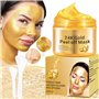 Masque Visage Or 24K Peel Off, Soin Purifiant Anti-Âge pour Nettoyer les Pores, Éliminer les Impuretés, Raffermir la Peau et Réd