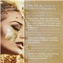 Masque Visage Or 24K Peel Off, Soin Purifiant Anti-Âge pour Nettoyer les Pores, Éliminer les Impuretés, Raffermir la Peau et Réd