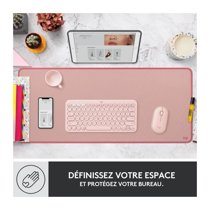 Image secondaire de Logitech Desk Mat Studio Series Rose