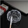 Lot de 2 cendriers en verre pour cigarettes - Cendrier décoratif - Moderne - Pour la maison, le bureau, les bars, les restaurant