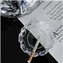 Lot de 2 cendriers en verre pour cigarettes - Cendrier décoratif - Moderne - Pour la maison, le bureau, les bars, les restaurant